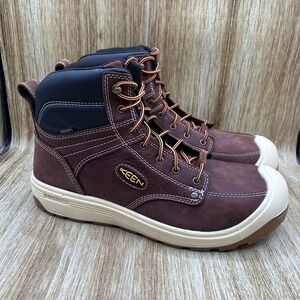 KEEN Utility Fort Wayne 6" WP Mens Size 15 D Work Boots Brown Shoes 1027099D NEW